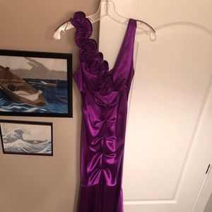 Purple Mermaid Style Dress